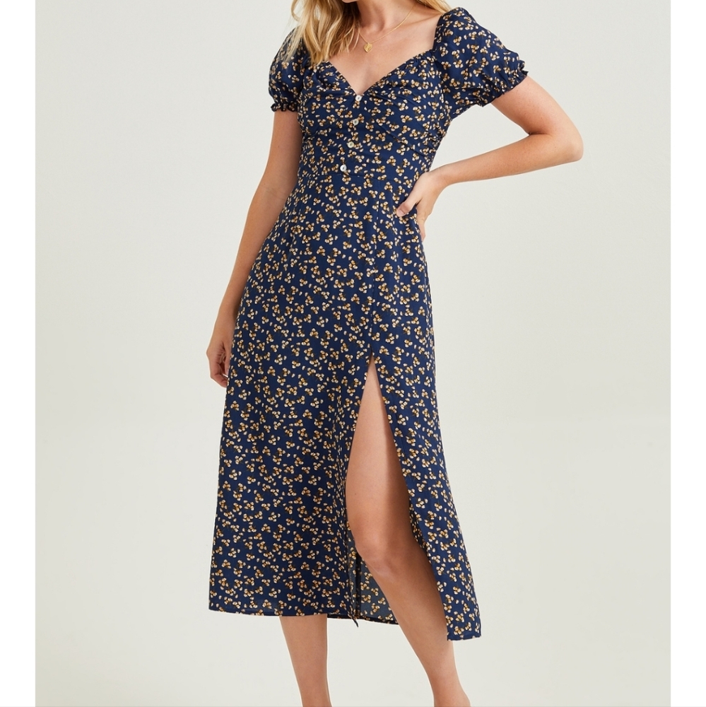 Altar’d State Linnet Floral Women’s Maxi Dress - Size Medium